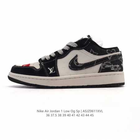 公司级 真标 耐克 乔丹Air Jordan 1 Low Aj1 乔1 乔丹1代Aj1 低帮复古文化休闲运动篮球鞋。从1985 年面世的元年款汲取设计灵感，采用 - 点击图像关闭