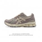 公司级 亚瑟士 Asics Gel-Kayano 14 公司级版本运动休闲透气专业缓震慢跑鞋。采用工程弹性双层再生网格密度鞋面材质，后跟3D可视gel缓震乳胶物