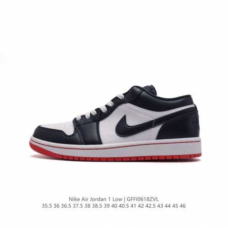 耐克 乔丹air Jordan 1 Low Aj1 乔1 乔丹1代aj1 低帮复古文化休闲运动篮球鞋。该鞋款从 1985 年元年款汲取设计灵感，焕新演绎简约经典 - 点击图像关闭