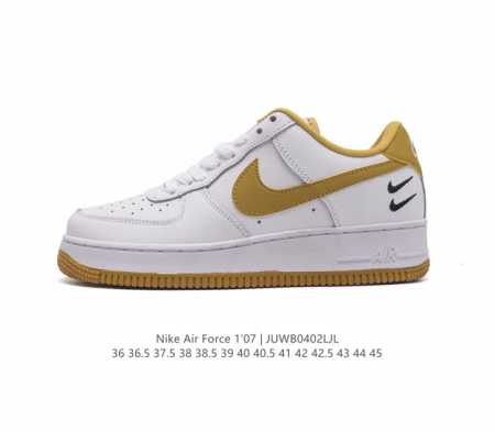 耐克 Nike Air Force 1 '07 Low 空军一号含气垫 低帮百搭厚底增高休闲运动板鞋 柔软 弹性十足的缓震性能和出色的中底设计 横跨复古与现代的 - 点击图像关闭