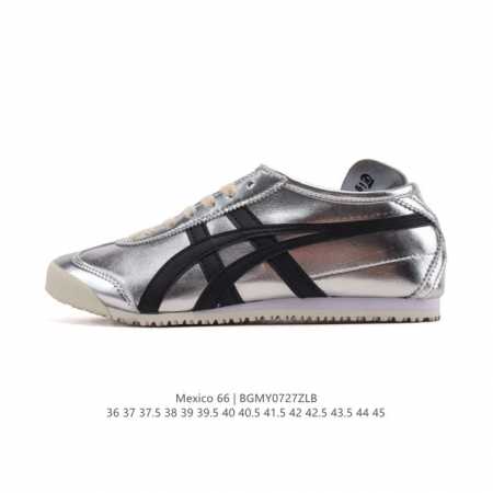 真标 Asics 亚瑟士 男女鞋 配足弓鞋垫 日产经典老牌-鬼塚虎 Onitsuka Tiger Mexico 66经典墨西哥系列复古经典百搭板鞋休闲运动鞋慢跑 - 点击图像关闭