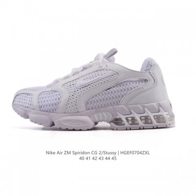 耐克 Nike 美国元祖街头潮牌Stussy斯图西 X Nike Air Zoom Spiridon Caged 2网面斯皮里东牢笼2代系列运动鞋 复古休闲运动