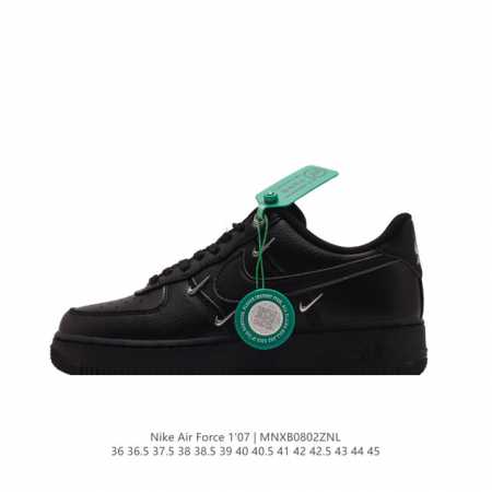公司级 附赠送logo清洁刷 Af1耐克 Nike Air Force 1 ‘07 Low 空军一号厚底增高百搭休闲运动板鞋 原楦头原纸板 打造纯正空军版型，专 - 点击图像关闭