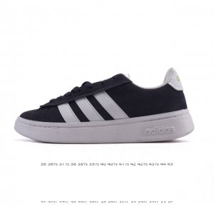 新品 阿迪达斯 Adidas男女Grand Court Alpha 00S网球鞋 舒适百搭小白鞋 防滑耐磨 低帮 板鞋 阿迪达斯中性四季款网球训练鞋 Jr054