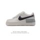 NIKE 耐克低帮板鞋 空军一号 AF1马卡龙 af1厚底增高百搭运动板鞋 Nike Air Force 1 “Shadow” 造型设计上与 Sacai x N