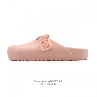 德国百年知名鞋履品牌 勃肯Birkenstock Boston Suede Shearling 波士顿系列休闲凉拖鞋 低帮复古软木底包头露跟休闲拖鞋#中底鞋床搭