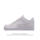 头层皮 耐克 Nike Air Force 1 '07 Low 空军一号含气垫 低帮百搭厚底增高休闲运动板鞋。柔软、弹性十足的缓震性能和出色的中底设计，横跨复古