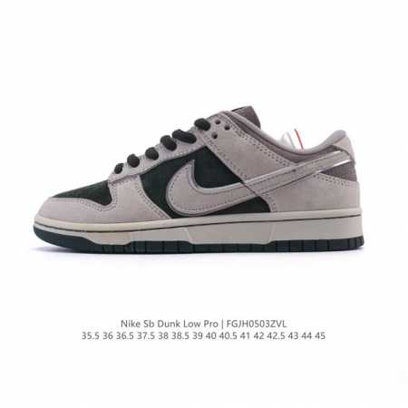 公司级 耐克 Nike Sb Dunk Low Pro 男女同款运动鞋复古板鞋。采用柔软皮革鞋面，经久耐穿，塑就如元年款 Dunk 般的复古质感。鞋头透气孔，搭 - 点击图像关闭