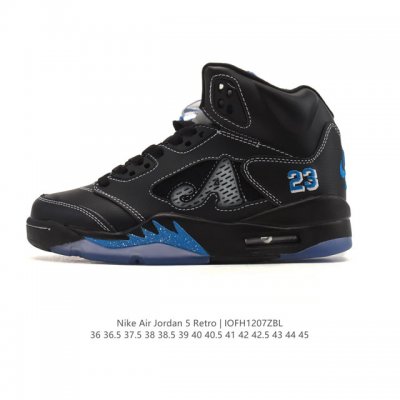 公司级 耐克 Nike Air Jordan 5 Retro 高帮男女同款运动鞋 乔丹之子 Aj5 乔丹5代 Aj5 乔5 乔丹5 高邦 乔丹篮球运动鞋 高帮复