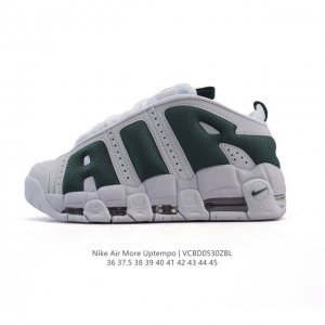 耐克 Nike Air More Uptempo '96 皮蓬全掌气垫男女子运动鞋厚底增高缓震慢跑鞋。续写 20 世纪 80 年代和 90 年代篮球运动飞速发展