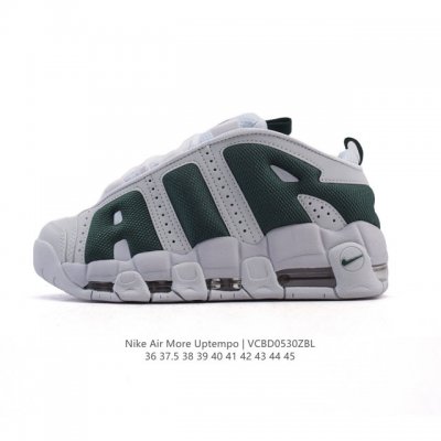 耐克 Nike Air More Uptempo '96 皮蓬全掌气垫男女子运动鞋厚底增高缓震慢跑鞋。续写 20 世纪 80 年代和 90 年代篮球运动飞速发展
