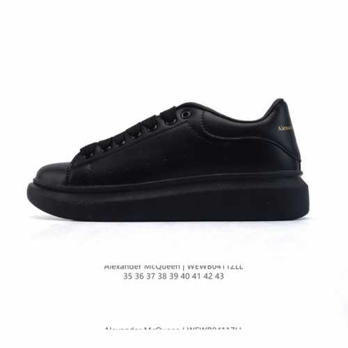 Alexandermcqueen 亚历山大 麦昆Mcq 运动小白鞋 厚底增高闪尾光滑牛皮平底鞋休闲鞋 时尚男女板鞋潮运动鞋 ，火爆到大街小巷无人不知，无人不晓的