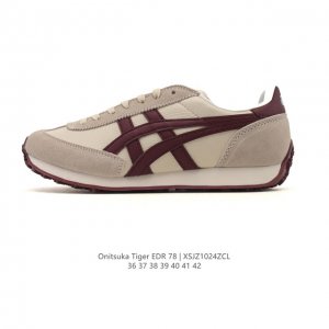 新品 Onitsuka Tiger鬼塚虎阿甘鞋Edr 78休闲鞋78系列 中性休闲运动鞋，复古风的日常百搭神器它的设计灵感来源于经典跑步鞋，简约又不失时尚感。经