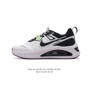 耐克 Nike Zoom Winflo V2 跑步鞋搭载工程网眼设计，巧妙结合 Flywire 飞线，为你全程缔造轻盈透气感受和手套般的出色贴合体验。Nike