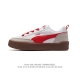 PUMA 彪马 男女运动板鞋，原楦原纸版开发版型，采用环保皮革组合鞋面材质，外置耐磨橡胶大底蕾哈娜同系面包鞋太好看了！彪马Puma Park Lifestyle
