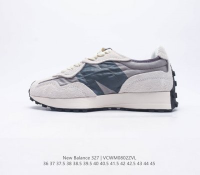 NB 新百伦 New Balance MS327系列复古休闲运动慢跑鞋时尚男女运动鞋 以更纯粹的复古风格设计打造的全新造型 侧身还以解构设计，将 N 字标志以