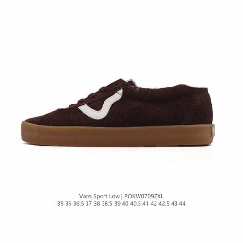 Vans 万斯 范斯Vans Sport Low运动系列复古低帮硫化滑板板鞋 经典低帮运动休闲鞋滑板鞋帆布鞋 男女鞋真标硫化工艺，原装铝楦数据开发鸟嘴楦型版本夏