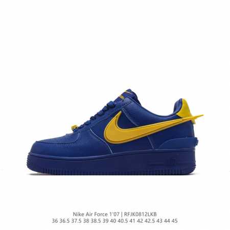 耐克 空军一号 Af1 低帮休闲板鞋 Ambush X Nk Air Force 1'07 Low Sp 空军一号联名标志性的swoosh延伸至鞋跟之外，鞋舌和 - 点击图像关闭