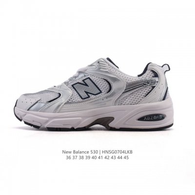 真标 新百伦 Nb530 New Balance 530 复跑古鞋 厚底增高老爹鞋 缓震运动慢跑鞋。Nb530这鞋双确实是Nb家经复典古款式之一，以全科新技诠释