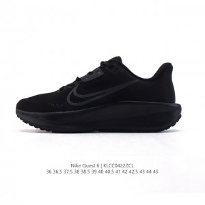 耐克Nike Air Quest 6 卡贾透质轻气休运闲 透气轻盈缓震跑步鞋，Nike Quest 6男女子透气轻盈缓震跑步鞋采用匠心设计，助你心愿成真。这款跑