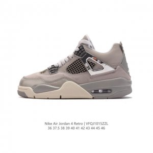 耐克 Nike Air Jordan 4 Retro Og 中帮 迈克尔 乔丹aj4代乔4 复古休闲运动文化篮球鞋。秉承轻量化的速度型篮球鞋设计思想完成设计，降