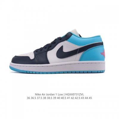 耐克 乔丹Air Jordan 1 Low Aj1 乔1 乔丹1代Aj1 低帮复古文化休闲运动篮球鞋。从1985 年面世的元年款汲取设计灵感，采用简洁大方的经典