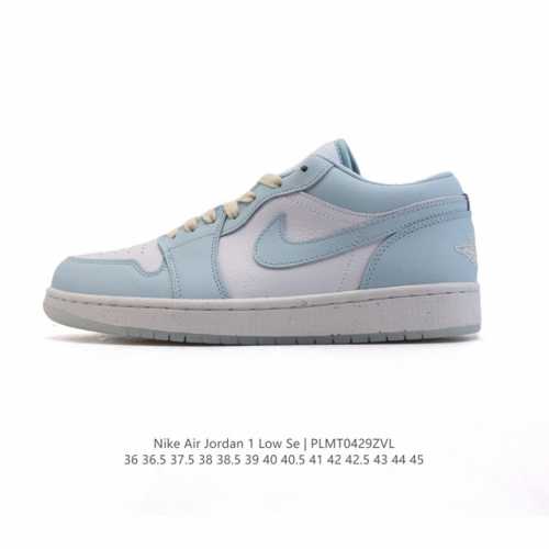 耐克 乔丹Air Jordan 1 Low Aj1 乔1 乔丹1代Aj1 低帮复古文化休闲运动篮球鞋，从1985 年面世的元年款汲取设计灵感，采用简洁大方的经典