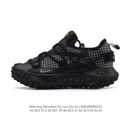 公司级 耐克 Nike Acg Mountain Fly Low Gtx Se 男女子运动鞋户外登山徒步鞋 解构绑带。采用匠心设计，打造耐穿迅疾风格，让你在沙漠 - 点击图像关闭