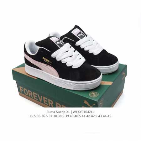 高品质 彪马 Puma 休闲板鞋 Suede Xl系列经典翻毛皮厚底防滑耐磨舒适透气运动鞋 新年穿有型 时尚 穿搭 球鞋 穿搭 时尚 潮流 面包鞋 Puma - 点击图像关闭