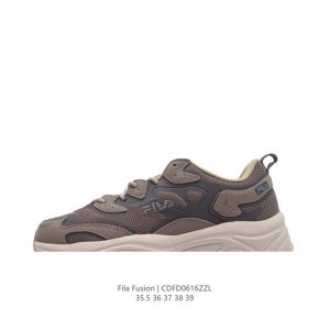 Fila Fusion 意大利百年经典运动品牌，网红单品 小红书推荐爆款 Fila斐乐火星鞋新款复p古百搭运动鞋斐乐潮牌文化篮球鞋 街头风运动鞋老爹鞋厚底跑步鞋