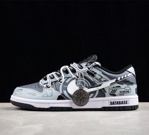 Nk Dunk Low 时空机械 手绘喷绘 Sb解构鞋带低帮休闲板鞋 Dj6188-002 尺码 :36 36 5 37 5 38 38 5 39 40 40