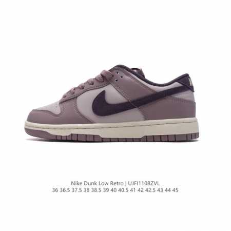 耐克 Nike Dunk Low Retro 运动鞋复古板鞋。作为 80 年代经典篮球鞋款，起初专为硬木球场打造，后来成为席卷街头的时尚标杆，现以经典细节和复古 - 点击图像关闭