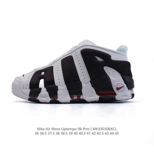 300 【公司级】耐克 Nike Air More Uptempo '96 皮蓬全掌气垫男女子运动鞋厚底增高缓震慢跑鞋。续写 20 世纪 80 年代和 90 年