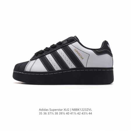 阿迪达斯 三叶草adidas Originals Superstar Xlg 贝壳头系列 低帮厚底松糕经典百搭休闲运动板鞋。当你试图定义adidas Super - 点击图像关闭