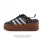 公司级 真标 阿迪达斯 Adidas 2025年新款 新年鞋子 三叶草 Gazelle Bold复古怀旧风厚底增高运动板鞋潮。阿迪达斯万年不败的人气鞋款Gaze