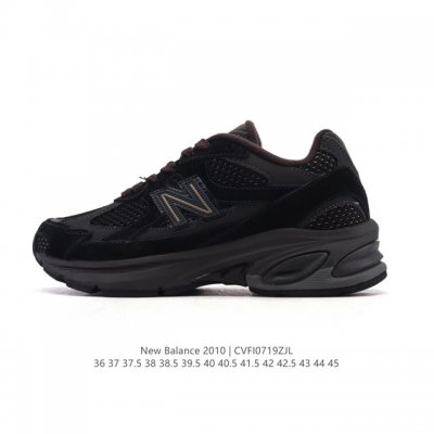 公司级 新百伦 New Balance2010英产做旧鞋款纯色绒运动鞋 厚底增高老爹鞋。此复刻经典鞋款，加入当下大热的户外元素，以曾经篮球鞋款型式样加以打造鞋款