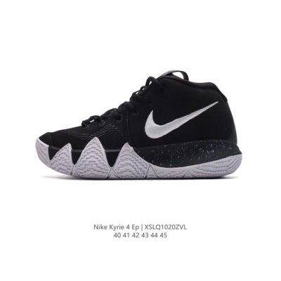 耐克Nike Kyrie Low 4 Ep 欧文4代低帮男子实战篮球鞋 鞋身轮廓延续欧文一贯的犀利造型，鞋面采用轻质网面搭配皮革呈现，兼顾轻质透气与支撑包裹。上