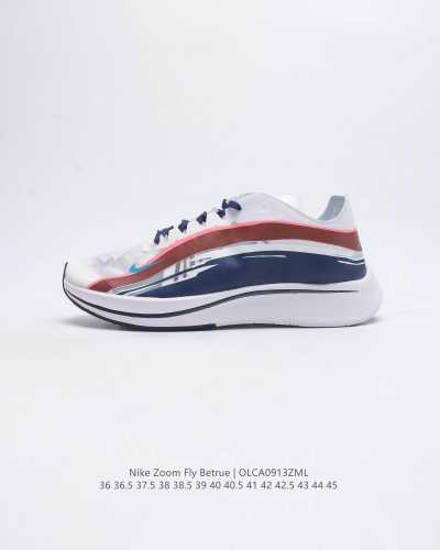 耐克 Nike Zoom Fly Betrue 彩虹 飞行马拉松蝉翼系列耐克透气跑鞋 马拉松 耐磨跑鞋 有性能有颜值的飞马 Nike Zoom Fly 网纱蝉翼