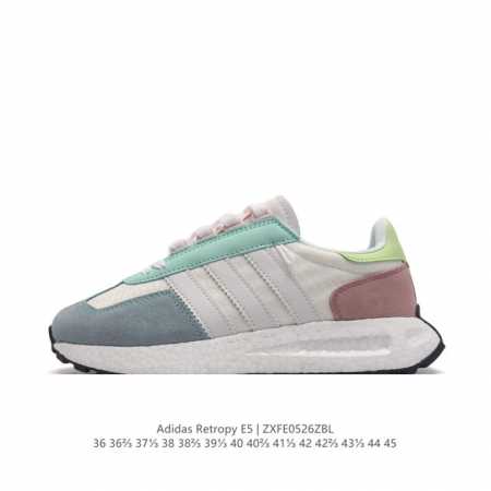 公司级 真爆 阿迪达斯 新款 三叶草 厚底 Adidas Retropy E5 新款低帮经典运动鞋潮厚底增高男女士慢跑鞋。以70年代经典跑步鞋为灵感，新鲜演绎复 - 点击图像关闭