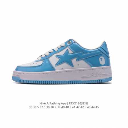 公司级 A Bathing Ape 安逸猿 男女同款运动鞋复古板鞋 升级原楦原纸版数据开发，采用超软皮革鞋面材质，内置全掌air Sole气垫定制联乘，日本里原 - 点击图像关闭