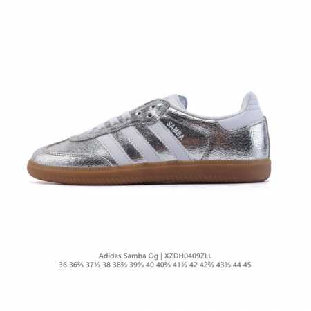 阿迪达斯 德训鞋 Adidas Originals Samba Og Shoes 经典运动鞋小白鞋 T头鞋 男女士板鞋 彰显休闲摩登风情的时尚经典鞋。它诞生于5 - 点击图像关闭