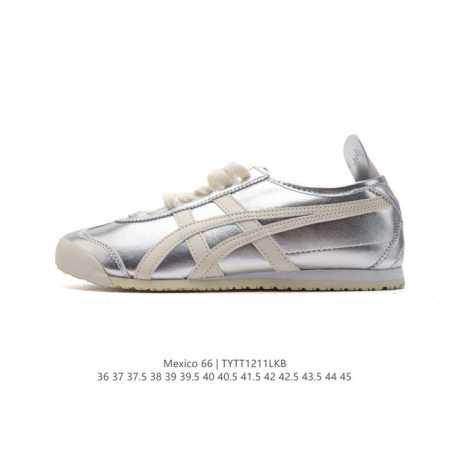 头层皮 Asics 亚瑟士 男女鞋真标半码制 配足弓鞋垫 日产经典老牌-鬼塚虎 Onitsuka Tiger Mexico 66经典墨西哥系列复古经典百搭板鞋休 - 点击图像关闭
