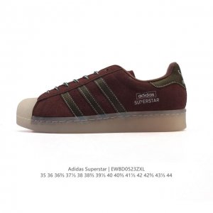 阿迪达斯 Adidas Superstar 2025年新款鞋子 蛇年新款 Gucci联名 经典贝壳头系列 新款休闲板鞋潮流男女士运动鞋 鞋面皮革拼接材质 标志性