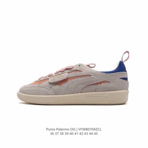 彪马puma Palermo Og 防滑耐磨低帮德训板鞋 男女运动鞋，Army Trainer Og休闲鞋沿用德训鞋经典外观 鞋身和鞋舌分别添加了品牌标志性 L
