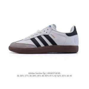 90 阿迪达斯 德训鞋 Adidas Originals Samba Og Shoes 经典运动鞋小白鞋「T头鞋」男女鞋 彰显休闲摩登风情的时尚经典鞋。它诞生于