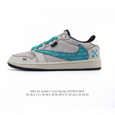 公司级 真标 耐克 Nike Air Jordan 1 Low Og Sp Military Blue Aj1乔1倒勾 2025年新款 蛇年新款 低帮篮球鞋 A