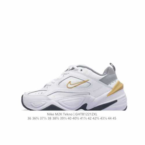 公司级耐克Nike Air Monarch M2K 经典复古老爹鞋 夸张流线极符 风靡老爹元素 外形延续当下潮流得未来感老爹鞋 设计干净！ 货号：BQ3378-