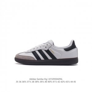 阿迪达斯 德训鞋 Adidas Originals Samba Og Shoes 经典运动鞋小白鞋 T头鞋 男女板鞋 彰显休闲摩登风情的时尚经典鞋。它诞生于50