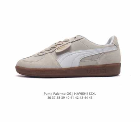 彪马puma Palermo Og 防滑耐磨低帮德训板鞋 男女同款运动鞋，Army Trainer Og休闲鞋沿用德训鞋经典外观 鞋身和鞋舌分别添加了品牌标志性 - 点击图像关闭