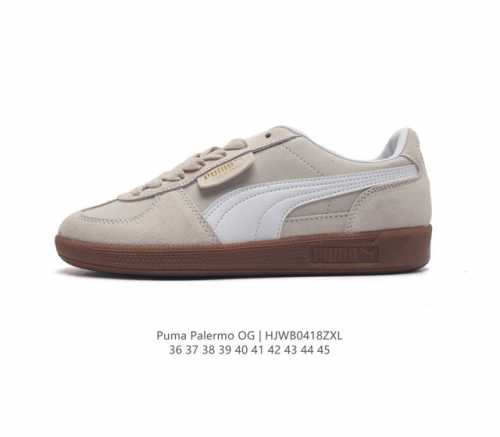 彪马puma Palermo Og 防滑耐磨低帮德训板鞋 男女同款运动鞋，Army Trainer Og休闲鞋沿用德训鞋经典外观 鞋身和鞋舌分别添加了品牌标志性